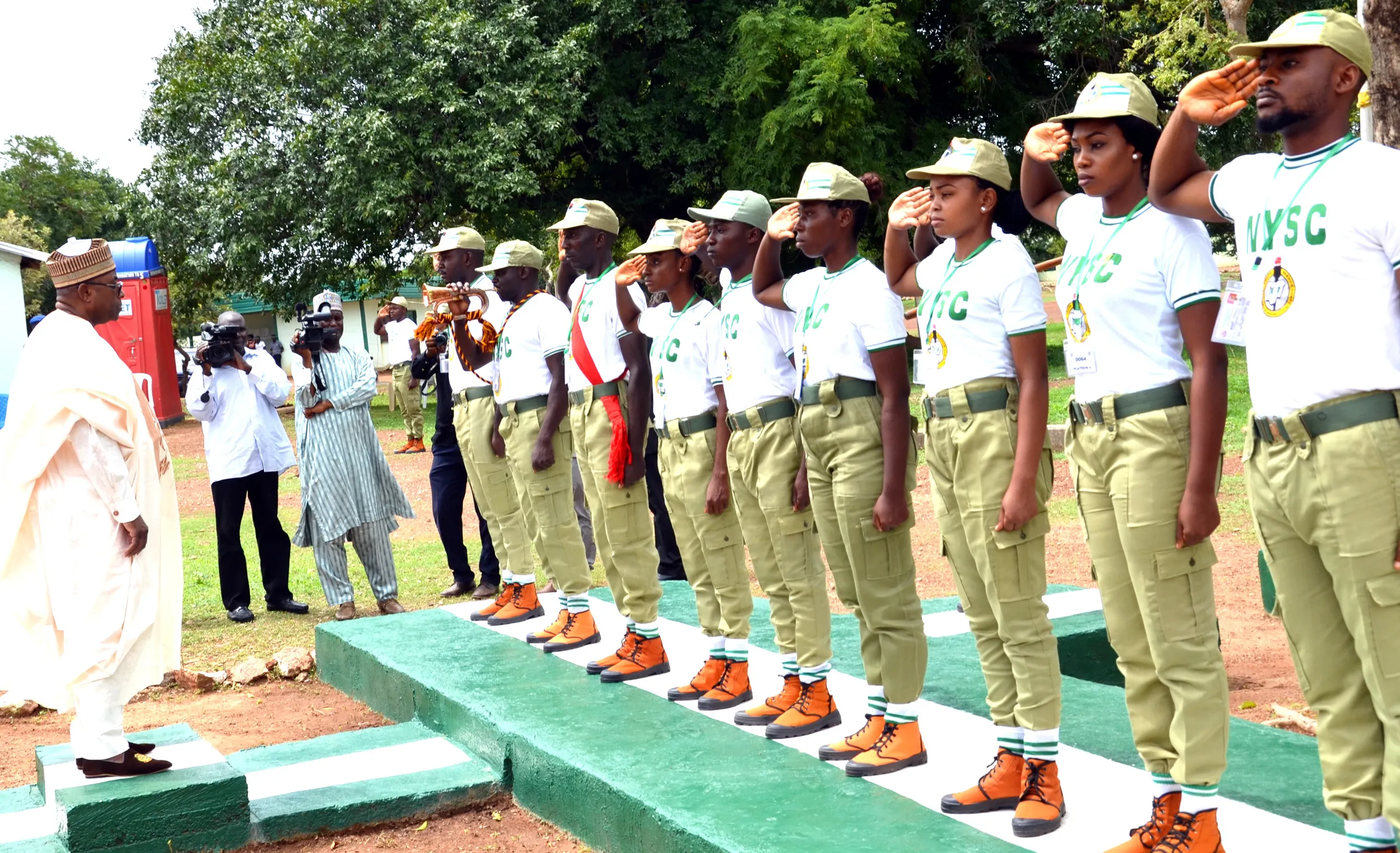 pic.16. nysc swears in batch b members in bauchi