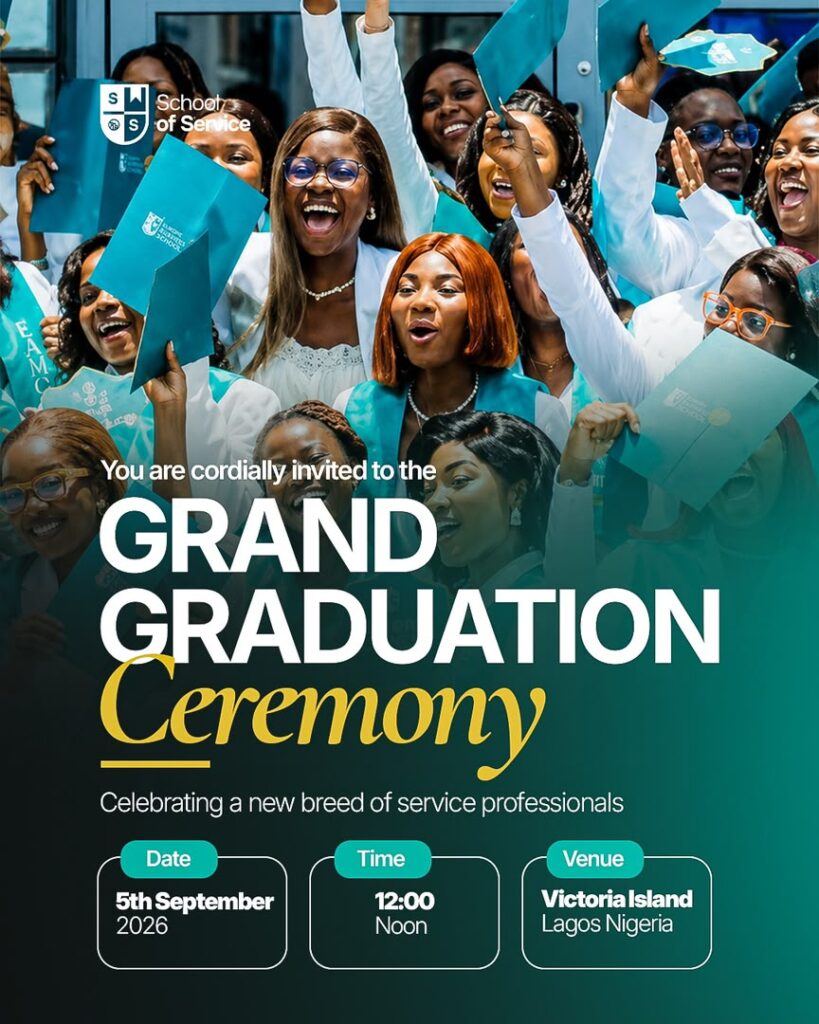 School of Service to Convene Nigeria’s Leading Voices on Leadership and Executive Excellence at 2026 Grand Graduation Ceremony whatsapp image 2026 08 04 at 3.19.18 pm