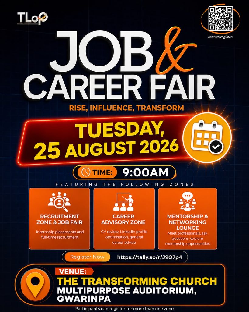 TLoP TO HOST JOB & CAREER FAIR IN ABUJA ON 25 AUGUST 2026 whatsapp image 2026 08 22 at 10.20.05 am